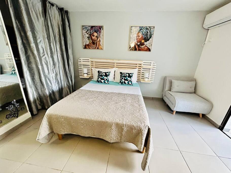 Studio Cosy Plage Et Piscine A Bas Du Fort Le Gosier  Exterior photo