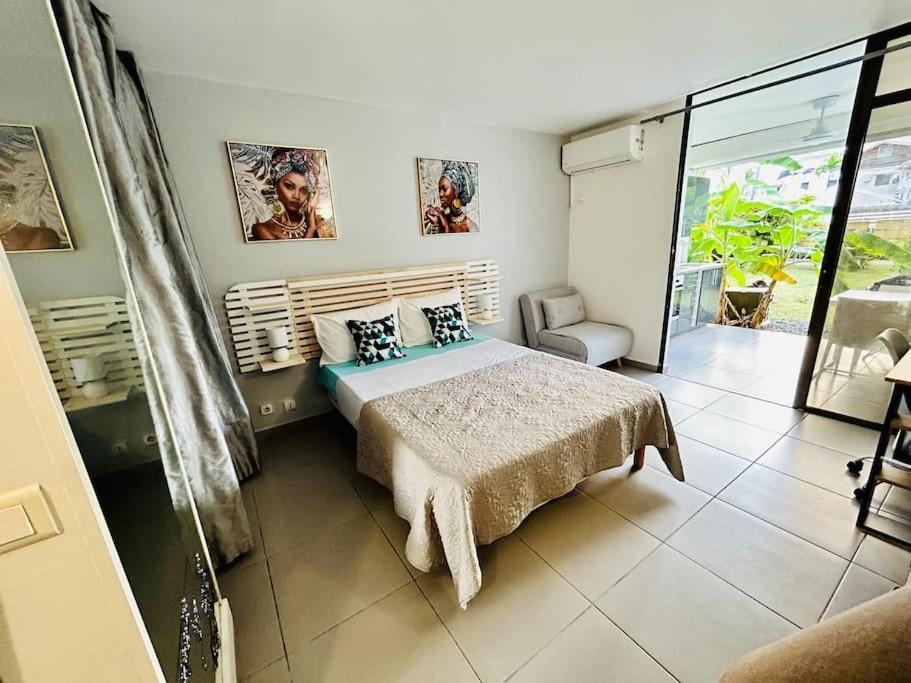 Studio Cosy Plage Et Piscine A Bas Du Fort Le Gosier  Exterior photo